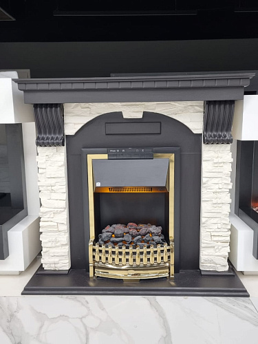 Биокамин Dimplex Luxemburg очаг Atherton сланец/темный дуб (каменный) (выставочный образец)_7 Биокамин Dimplex Luxemburg очаг Atherton сланец/темный дуб (каменный) (выставочный образец)_7