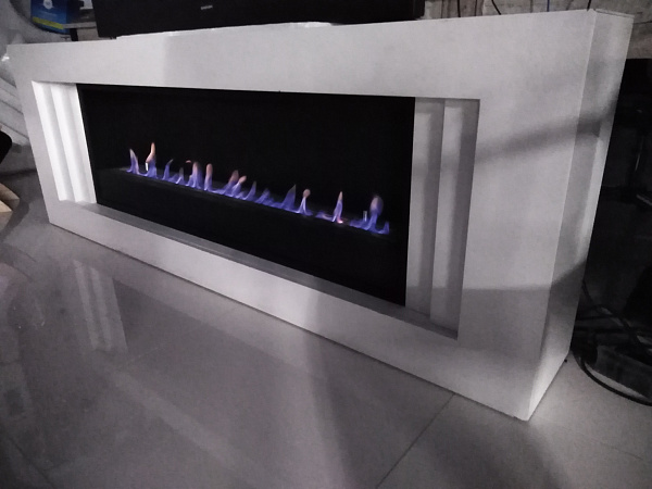 Каминокомплект Firezo Line Белый (выставочный образец)_1