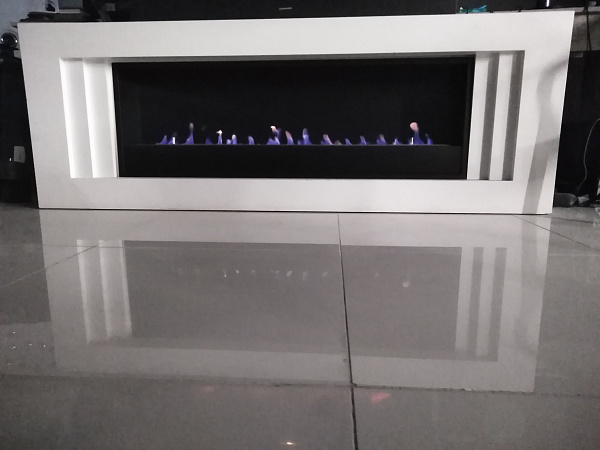 Каминокомплект Firezo Line Белый (выставочный образец)_0