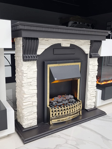 Биокамин Dimplex Luxemburg очаг Atherton сланец/темный дуб (каменный) (выставочный образец)_6 Биокамин Dimplex Luxemburg очаг Atherton сланец/темный дуб (каменный) (выставочный образец)_6