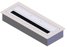 Tопливный блок DP design Elegante 80 см + термоплощадка