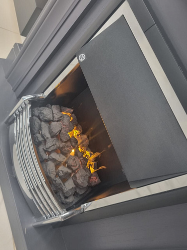 Каминокомплект Dimplex Bradford очаг Flagstaff серый (выставочный образец)_2